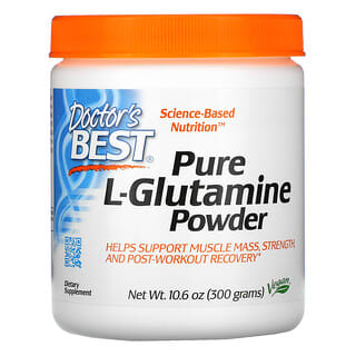 Doctor's Best, L-Glutamina em Pó Pura, 300 g (10,6 oz)