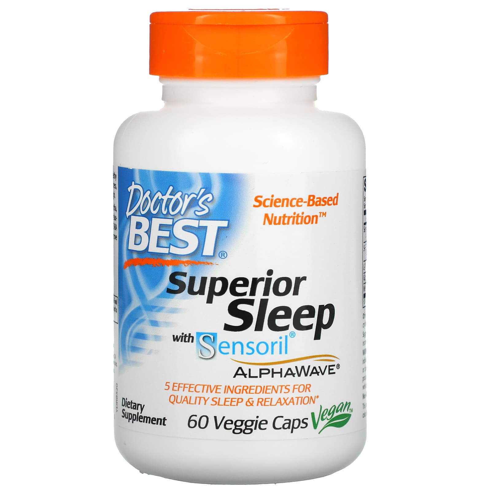 Superior Sleep with Sensoril AlphaWave, 60 Veggie Caps
