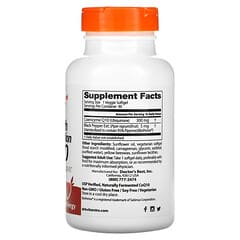 Doctor's Best, CoQ10 de alta absorción con BioPerine, 300 mg, 90 cápsulas blandas vegetales