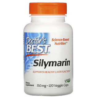 Doctor's Best, Silimarina, 150 mg, 120 cápsulas vegetales