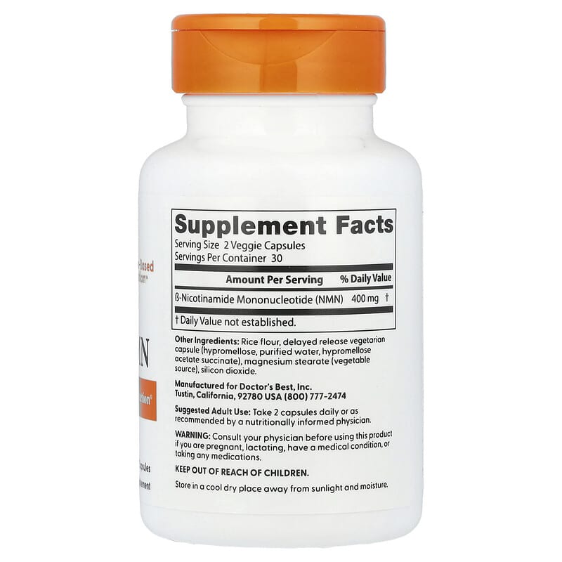 NMN（ニコチンアミドモノヌクレオチド）、400mg、60 Delayed Release 