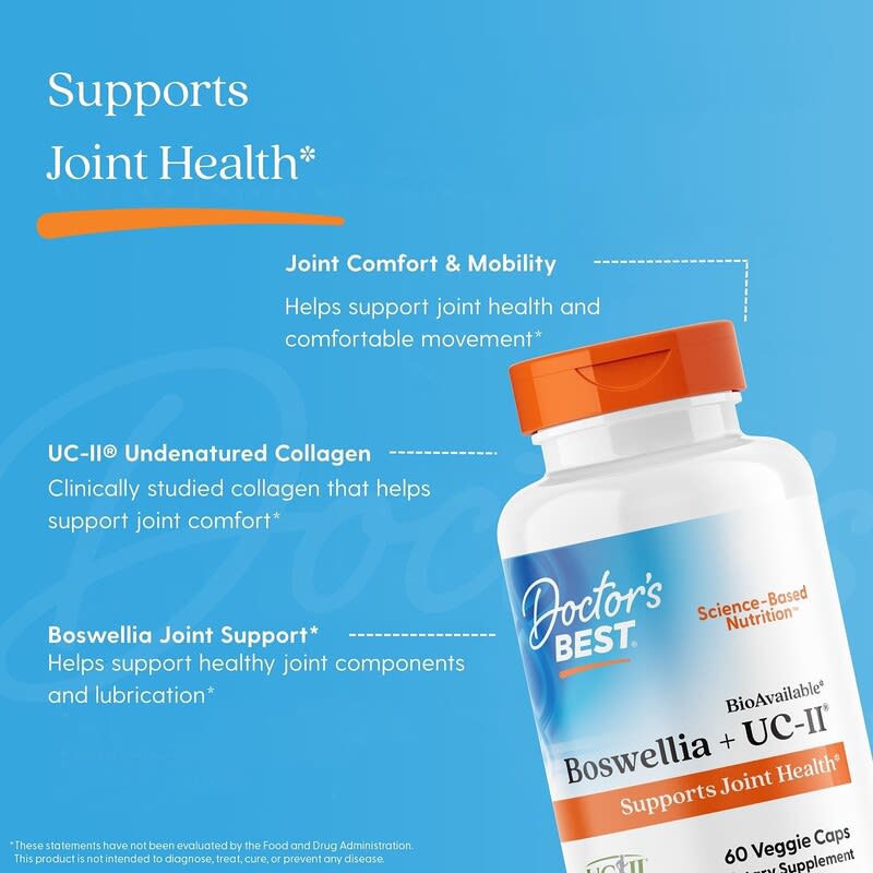 Boswellia + UC-II, 60 Veggie Caps