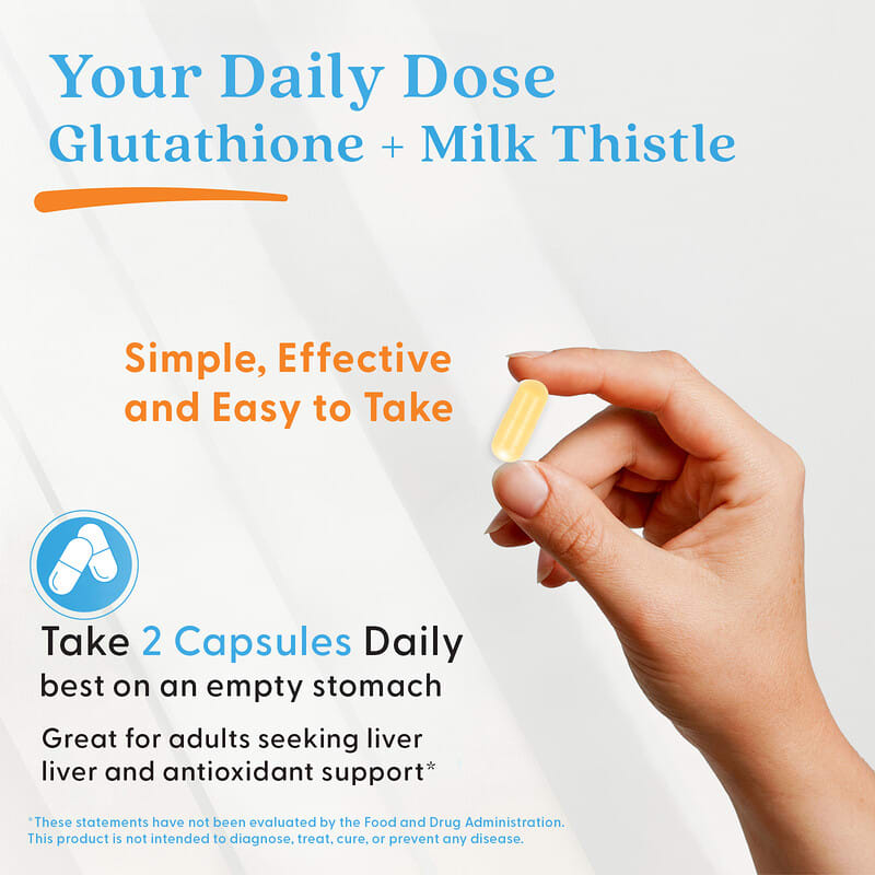 milk thistle glutathione Glutathione 500 mg Plus – 21st Century Vitamins – 21st Century Vitamins main image 0