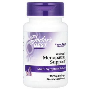 Doctor's Best‏, Women's Menopause Support, ‏30 כמוסות צמחיות