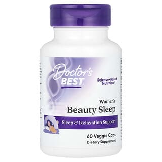 Doctor's Best, Beauty Sleep для женщин, 60 растительных капсул