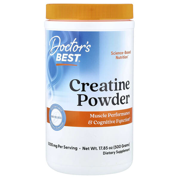 Creatine Powder, Unflavored, 17.85 oz (500 Grams)