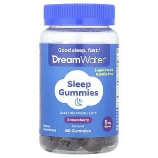 Dream Water, 睡眠幫助軟糖，貪睡莓，60 粒軟糖