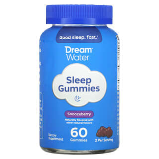 Dream Water, Sleep, Snoozeberry, 60 Gummies