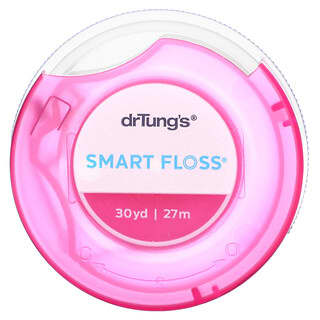Dr. Tung's, Smart Floss, Hilo dental inteligente, Sabor natural a cardamomo, 27 m (30 yd)