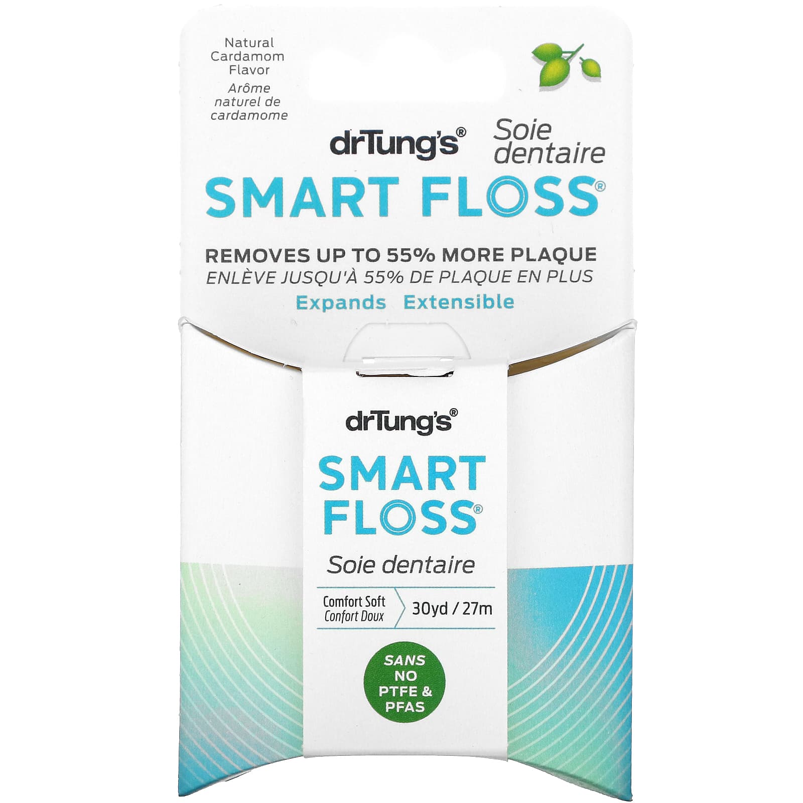 Dr. Tung's, Smart Floss, Natural Cardamom, 30 yd (27 m)