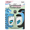 Protection de brosse à dents encliquetable pour enfants, 2 pièces