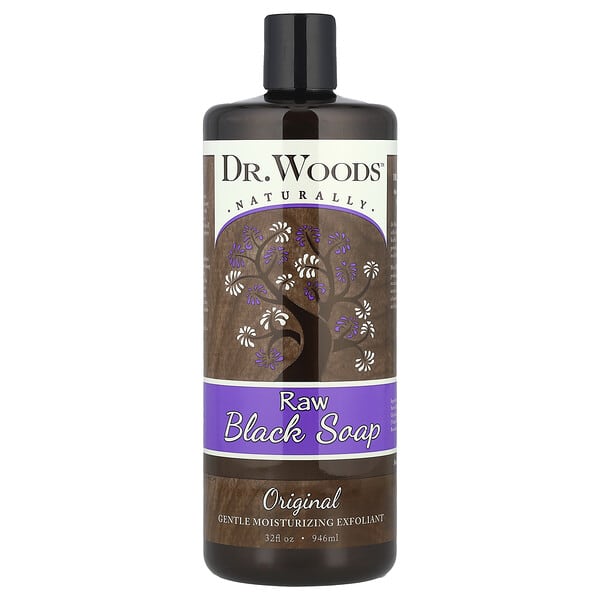 Dr. Woods, 무가공 블랙 비누, 오리지널, 946ml(32fl oz)