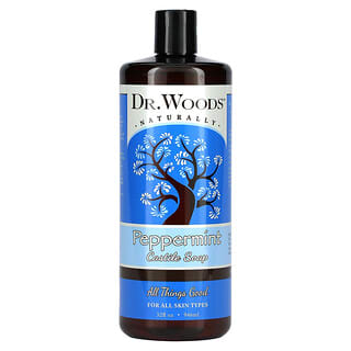 Dr. Woods, 薄荷卡斯蒂利亞液體皂，32 液量盎司（946 毫升）