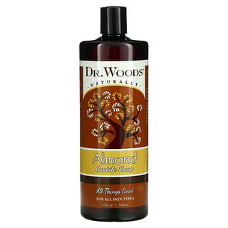 Dr. Woods, 杏仁卡斯蒂利亚肥皂，32 液量盎司（946 毫升）