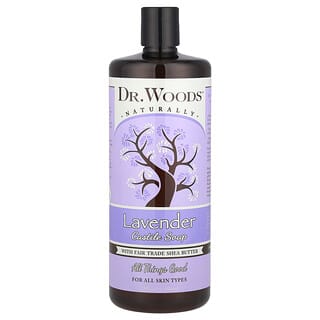 Dr. Woods, Sabonete de Castela de Lavanda com Manteiga de Karité de Comércio Justo, 946 ml (32 fl oz)