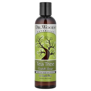 Dr. Woods, Tea Tree Castile Soap with Fair Trade Shea Butter, For All Skin Types , 8 fl oz (236 ml)