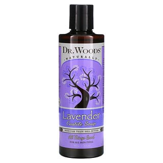 Dr. Woods, 薰衣花草橄榄皂，使用公平贸易乳木果油，8液量盎司（236毫升）