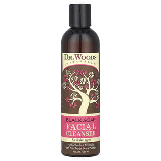 Dr. Woods, Black Soap Facial Cleanser, Gesichtsreiniger mit schwarzer Seife, 236 ml (8 fl. oz.)