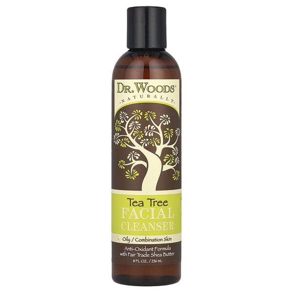 Dr. Woods, 페이셜 클렌저, 티트리, 236ml(8fl oz)