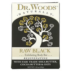 Dr. Woods, Body Bar, Raw Black, 5.25 oz (149 g)