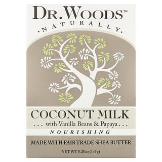 Dr. Woods, Bar Soap, Coconut Milk, 5.25 oz (149 g)