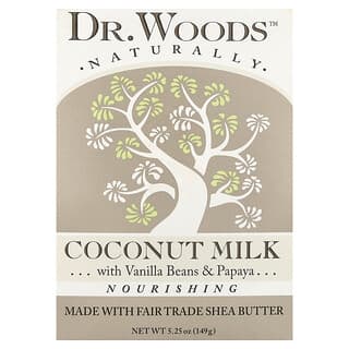 Dr. Woods, Nourishing Bar Soap, nährende Seife, Kokosnussmilch, 149 g (5,25 oz.)