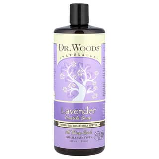 Dr. Woods, Jabón de Castilla y lavanda con manteca de karité de comercio justo`` 946 ml (32 oz. Líq.)