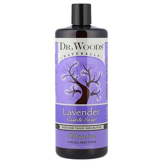 Dr. Woods, Lavendel Castillezeep met Fair Trade Sheaboter, 32 fl oz (946 ml)