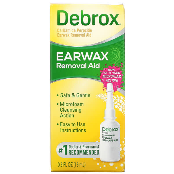 Debrox, 耳垢除去サポート、15ml（0.5液量オンス）