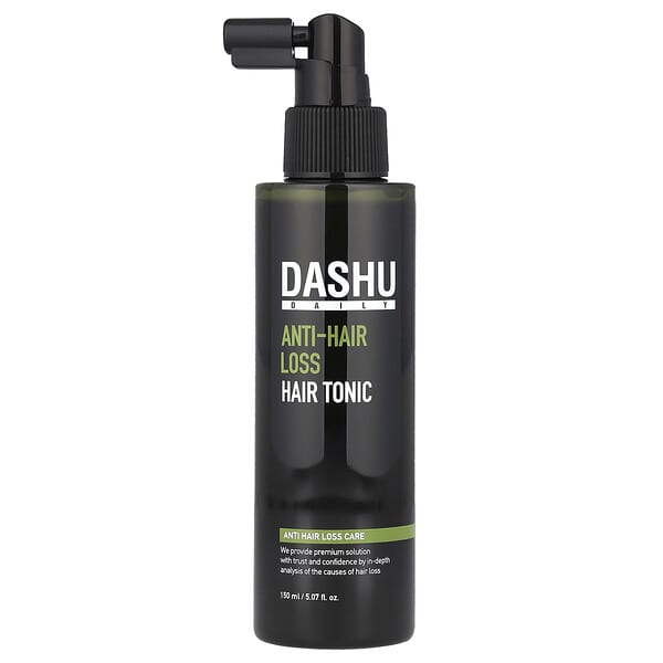 Dashu, Tonic împotriva căderii părului cu plante medicinale, 5,07 fl oz (150 ml)