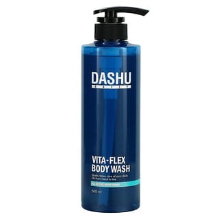 Dashu, Jabón líquido para el cuerpo Vita-Flex de uso diario, Jabón líquido para el cuerpo todo en uno, 500 ml (16,9 oz. líq.)