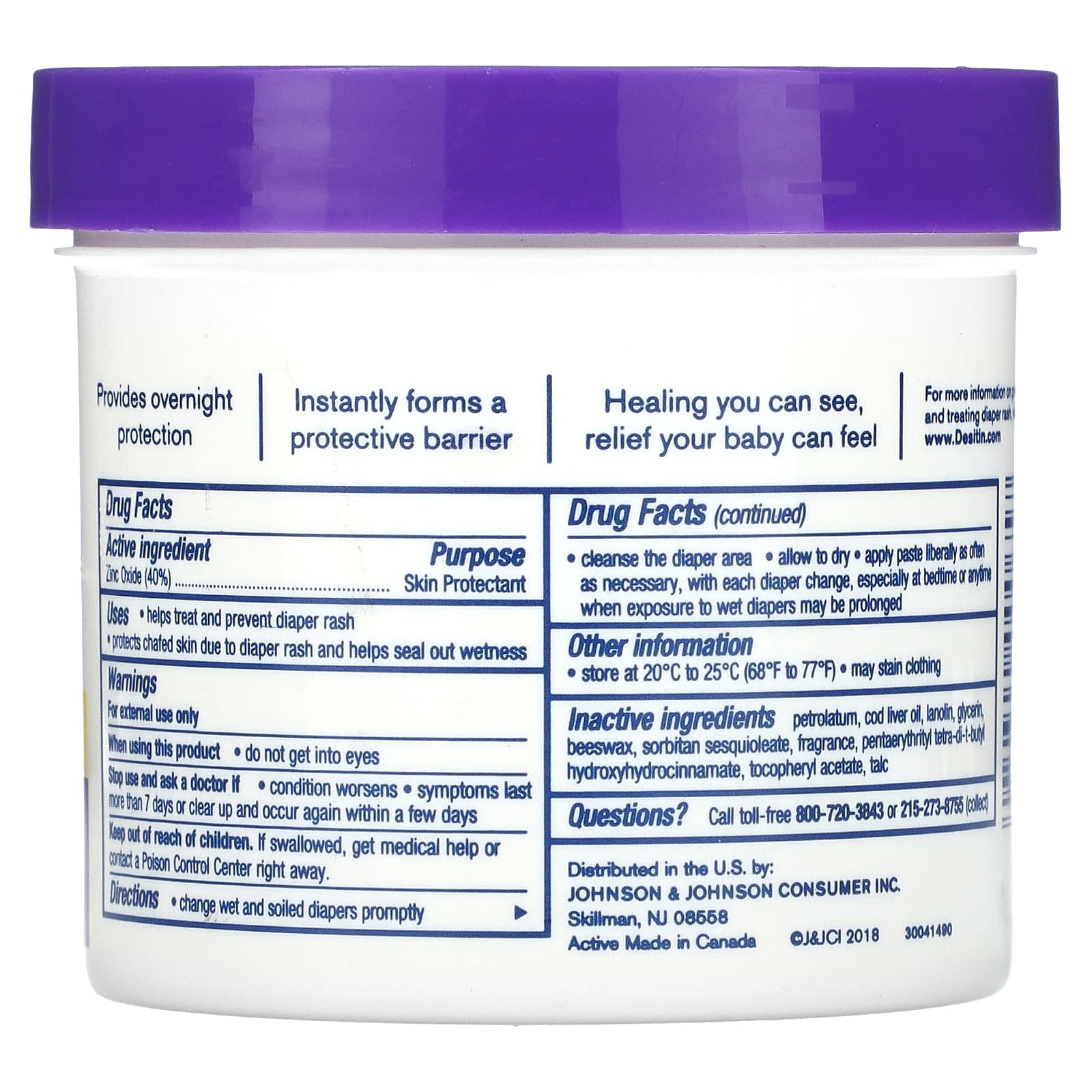 Desitin, Diaper Rash Paste, Maximum Strength, 16 oz (454 g)