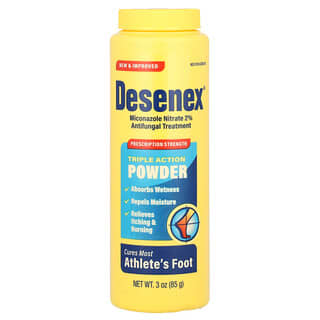 Desenex, Prescription Strength, Triple Action Powder, Antifungal Treatment , 3 oz (85 g)