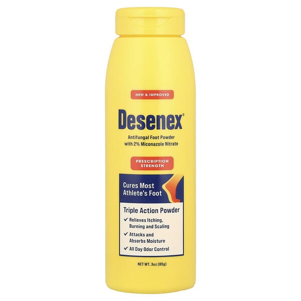 Desenex, 항진균 풋 파우더, 트리플 액션, 85g(3oz)