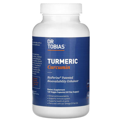 Dr. Tobias, Curcumin, 120 Vegetarian Capsules