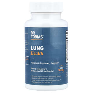 Dr. Tobias, Salud pulmonar, 60 cápsulas
