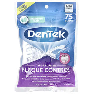 DenTek, ополіскувач для порожнини рота Cross Flosser Plaque Control, 75 шт