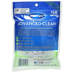 DenTek, Advanced Clean Floss Picks, жидкость для полоскания рта, 150 зубочисток