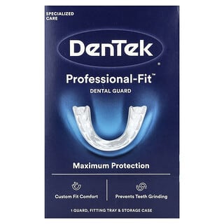 DenTek, Protector dental Professional-Fit™, 1 bandeja de ajuste, 1 estuche de almacenamiento y 1 protector