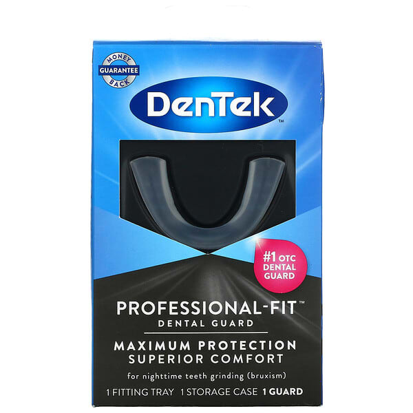 DenTek, 專業貼合護牙套，全 個護牙套 + 全 個貼合託盤 + 全 個儲物盒