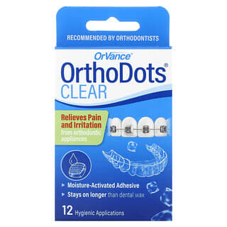 Dentemp, OrthoDots, Clear, 12 aplicaciones higiénicas