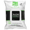 Dude Products, Toalhetes Energizantes para Rosto + Corpo, 30 Lenços umedecidos