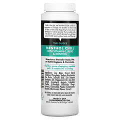 Dude Products, Powder, Body Powder, Menthol Chill, 4 oz  (120 g) (Discontinued Item) 