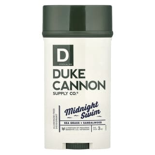 Duke Cannon Supply Co., Aluminum Free Deodorant, Midnight Swim, Sea Grass + Sandalwood, 3 oz (85 g)