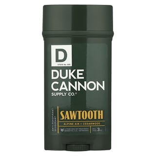 Duke Cannon Supply Co., Anti-Perspirant Deodorant, Sawtooth, Alpine Air + Cedarwood, 3 oz (85 g)