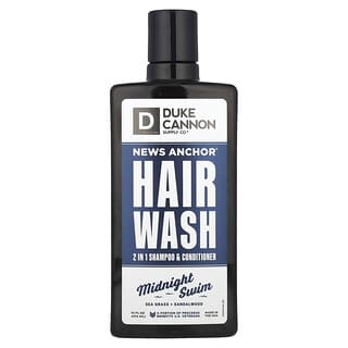 Duke Cannon Supply Co., News Shampooing et après-shampooing 2-en-1, Midnight Swim, 414 ml