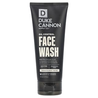 Duke Cannon Supply Co., Sabonete Líquido Facial com Controle de Oleosidade, Sem Perfume, 177 ml (6 fl oz)