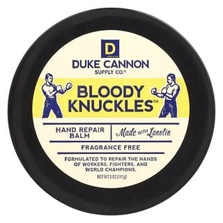 Duke Cannon Supply Co., Bloody Knuckles™, Hand Repair Balm, reparierender Handbalsam, ohne Duftstoffe, 141 g (5 oz.)