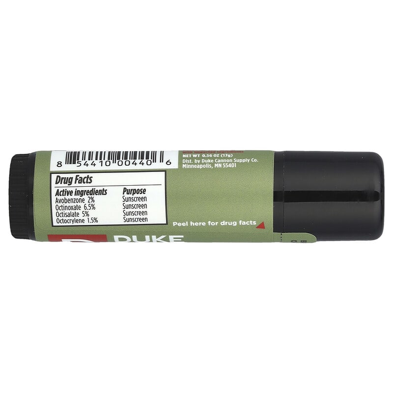 Duke Cannon Balsamo Labbra Offensively Large – Lotto Di 2 Con SPF 15 – Menta – USA