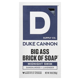 Duke Cannon Supply Co., Big Brick Of Bar Soap®, Midnight Swim, 10 oz (283 g)